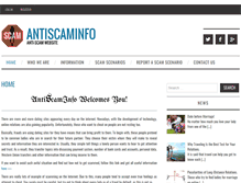 Tablet Screenshot of antiscaminfo.com
